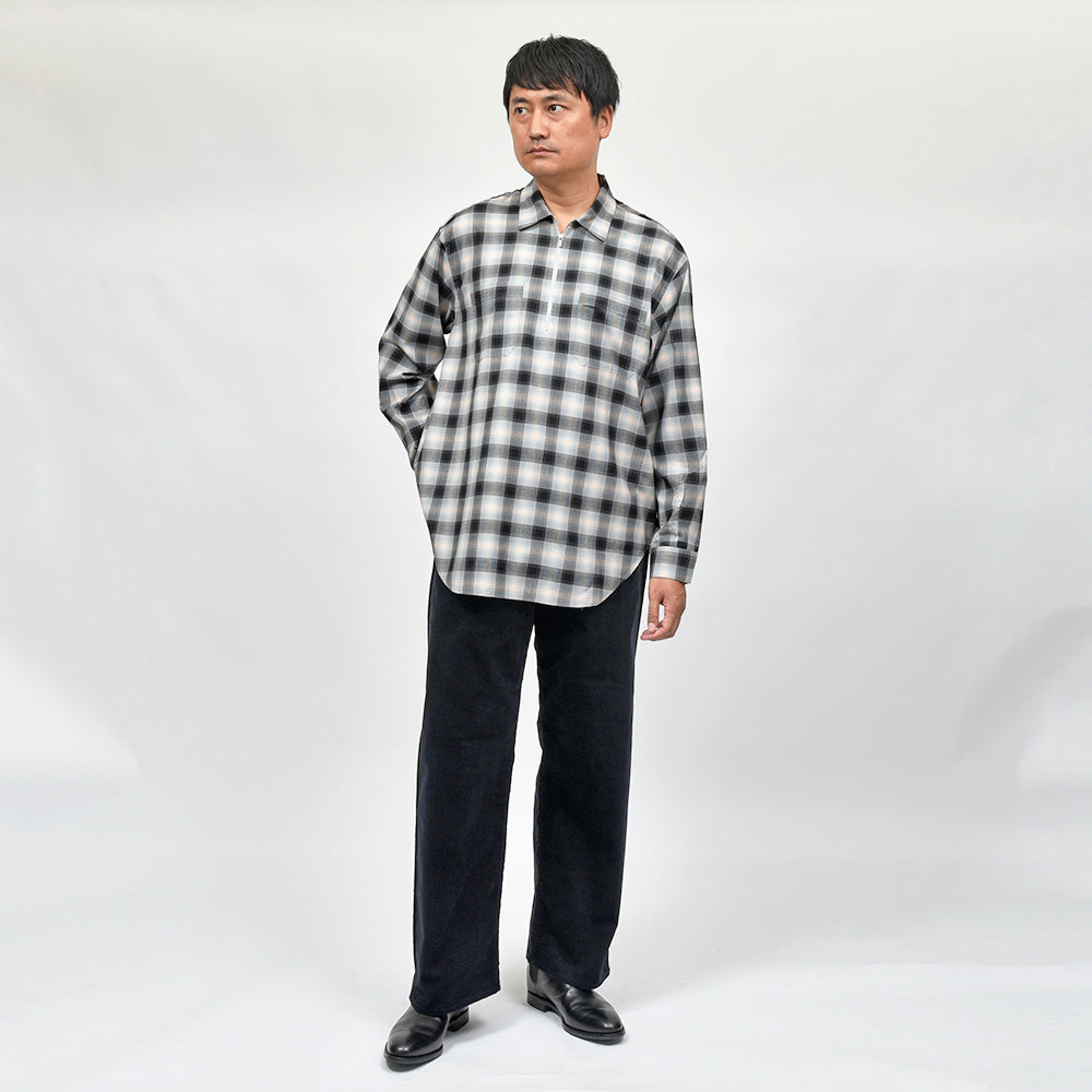 SCYE BASICS（サイベーシックス） ストレッチコーデュロイ ワイドシルエットジーンズ