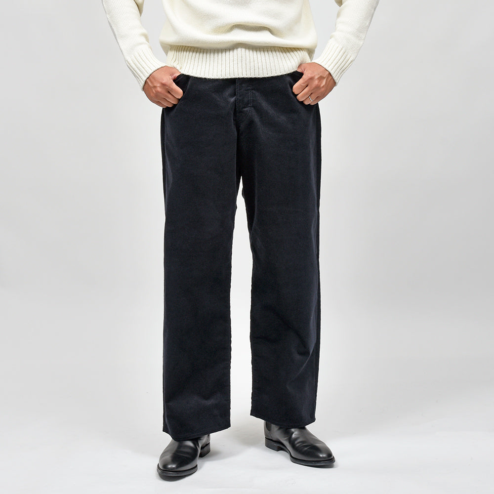 SCYE BASICS（サイベーシックス） ストレッチコーデュロイ ワイドシルエットジーンズ