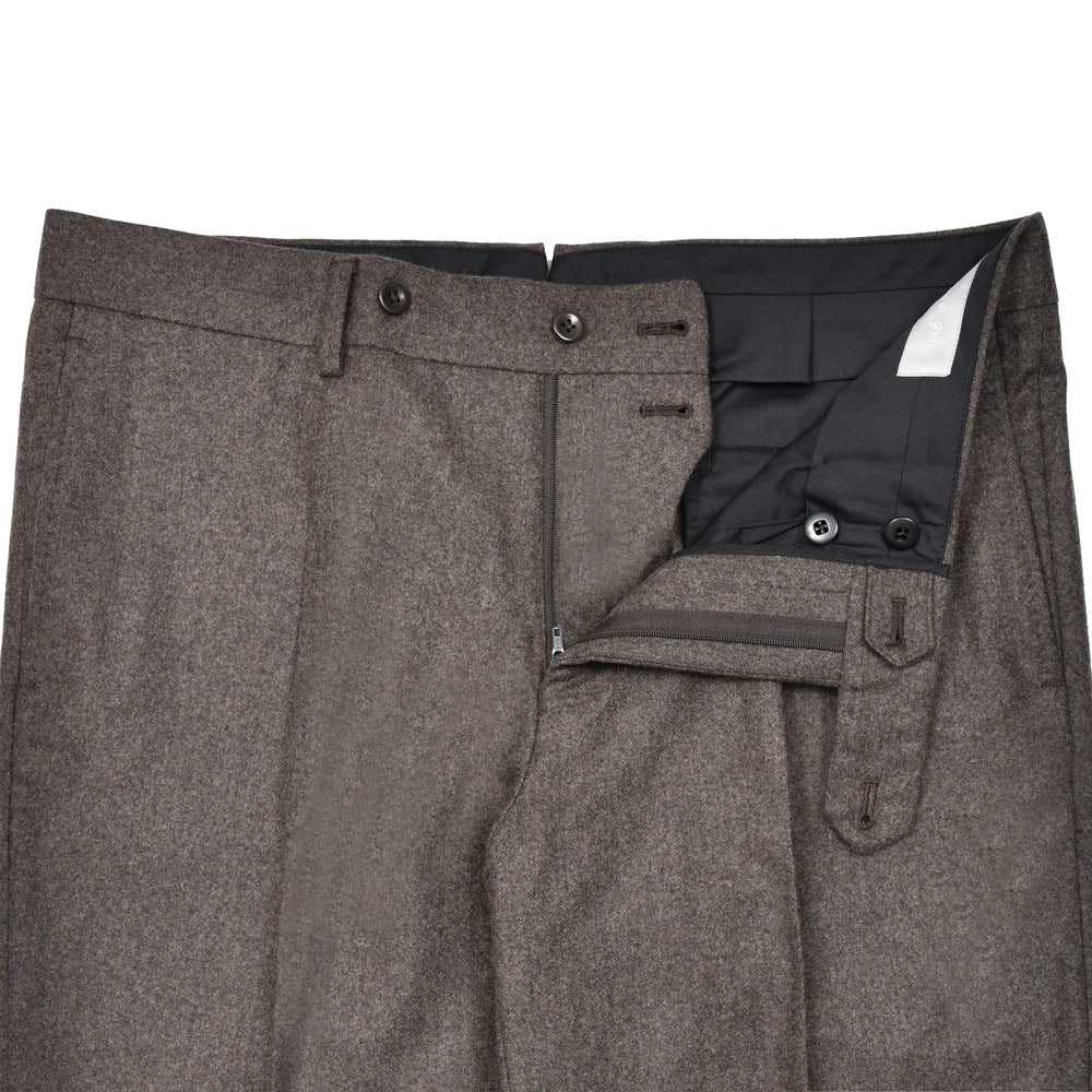 guji（グジ） ウールカシミアヘリンボーン1プリーツパンツ MADE BY RING JACKET / LANIFICIO ROGNA 13052202028