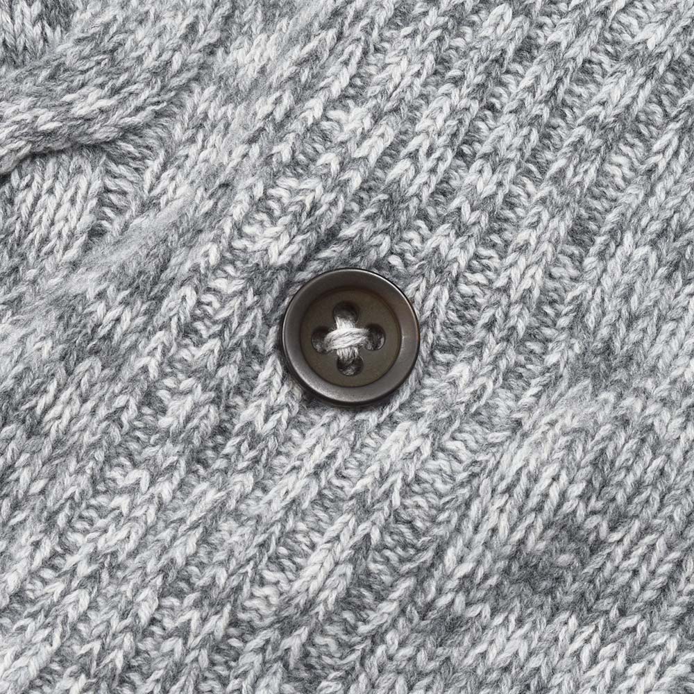 Settefili Cashmere（セッテフィーリ カシミア） ウールカシミヤ ショールカラーロングカーディガン