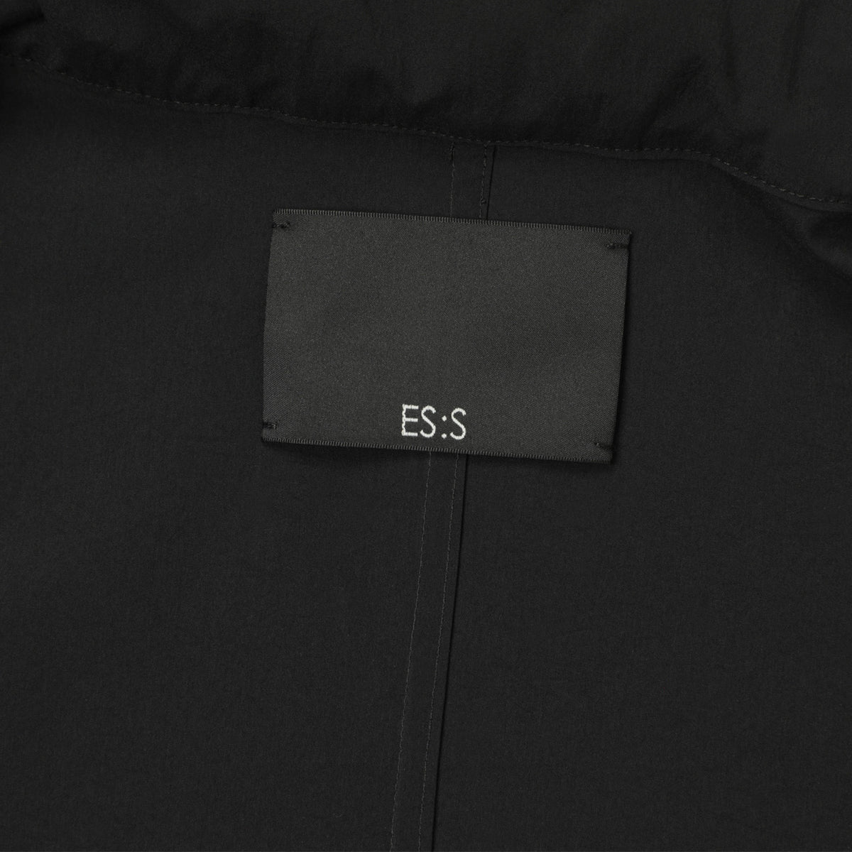 エス / M-65型 ロング丈 モッズコート(フード収納可)フィッシュテール/25MCO-PTYP-325 BLACK ブラック