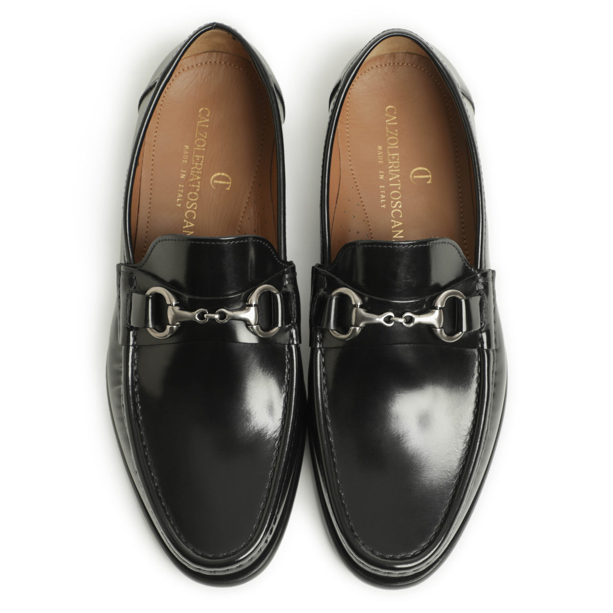 カルツォレリア トスカーナ / カーフ ビットローファー/TALLUS CAPUA NERO ブラック