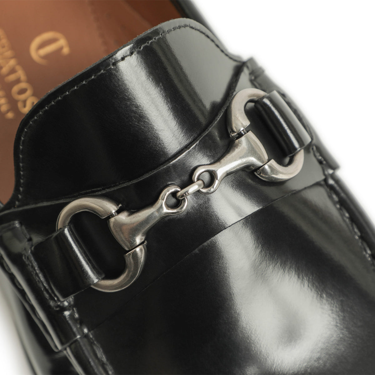 カルツォレリア トスカーナ / カーフ ビットローファー/TALLUS CAPUA NERO ブラック