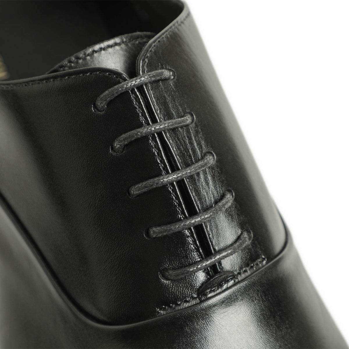 カルツォレリア トスカーナ / レザー ストレートチップ キャップトゥ 軽量 内羽根 シューズ(EXTRA LIGHTソール)/LACES EXL ブラック