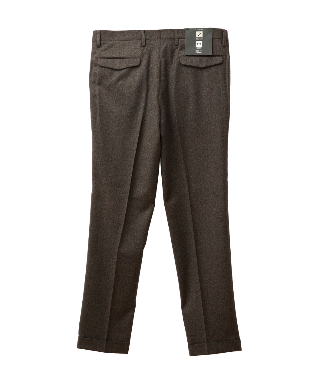 BRIGLIA 1949 BG21P REDA ACTIVE ウール ワンタック ワイドテーパード パンツ