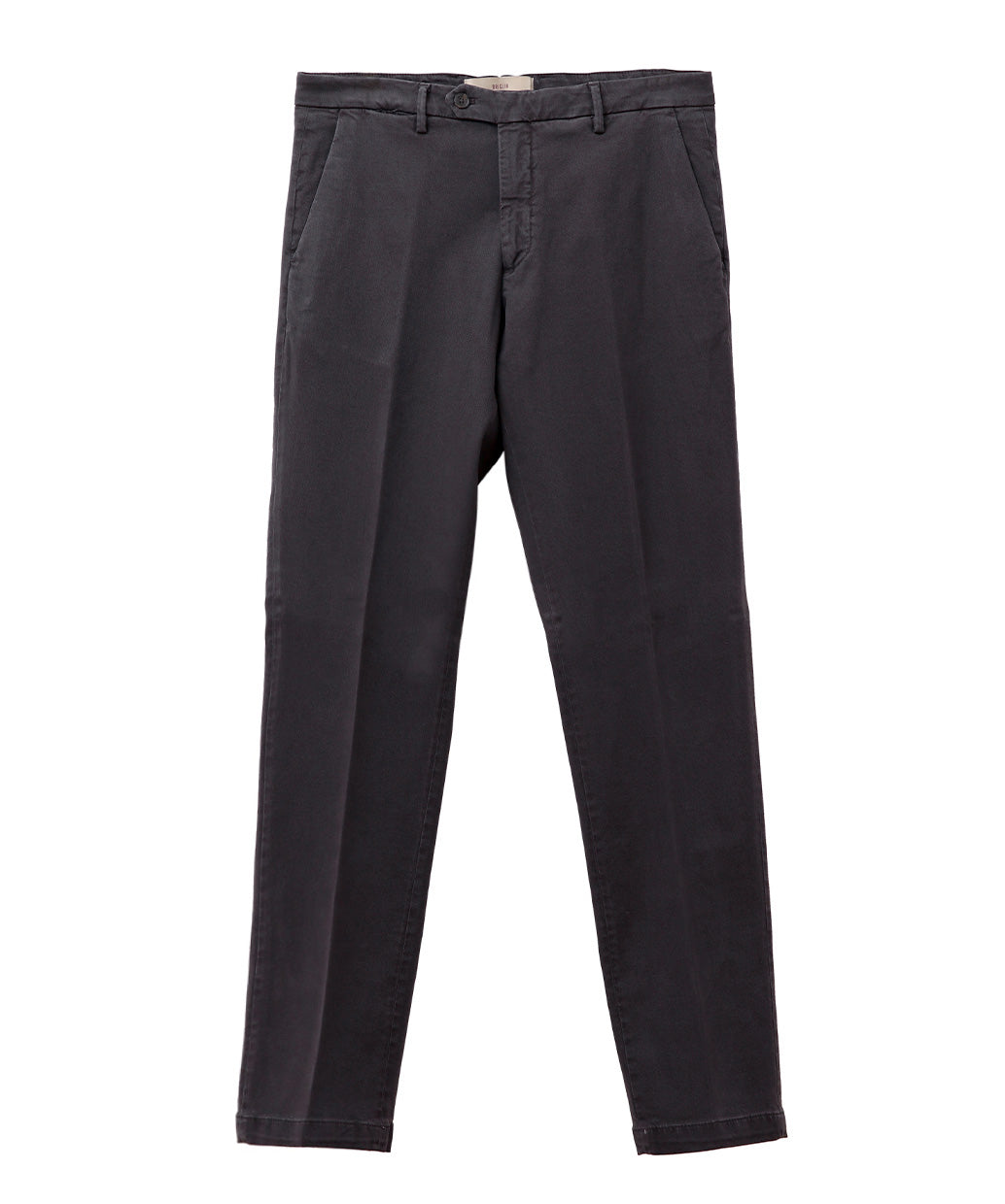 BRIGLIA 1948 NAVIGLIO コットンストレッチ ノープリーツ パンツ