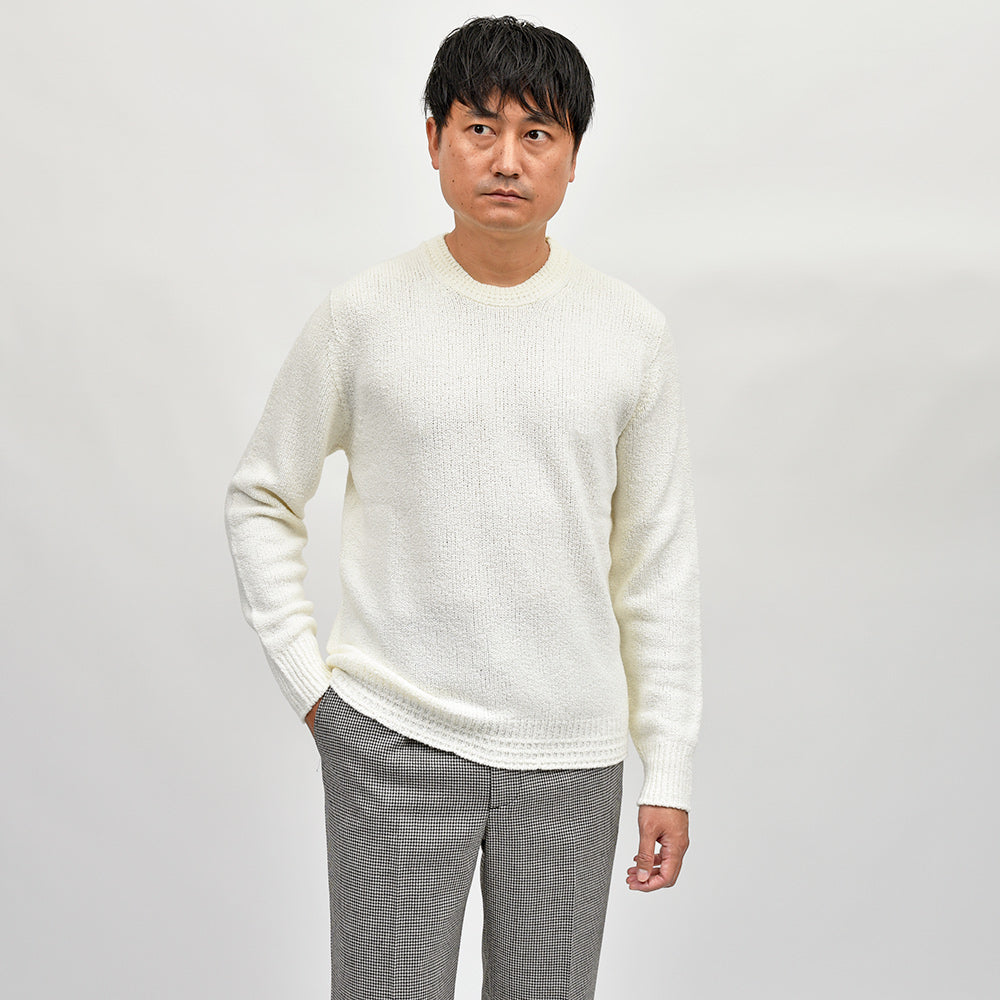 Drumohr（ドルモア） LoroPiana エクストラファインメリノウール ミドルゲージ クルーネックニット