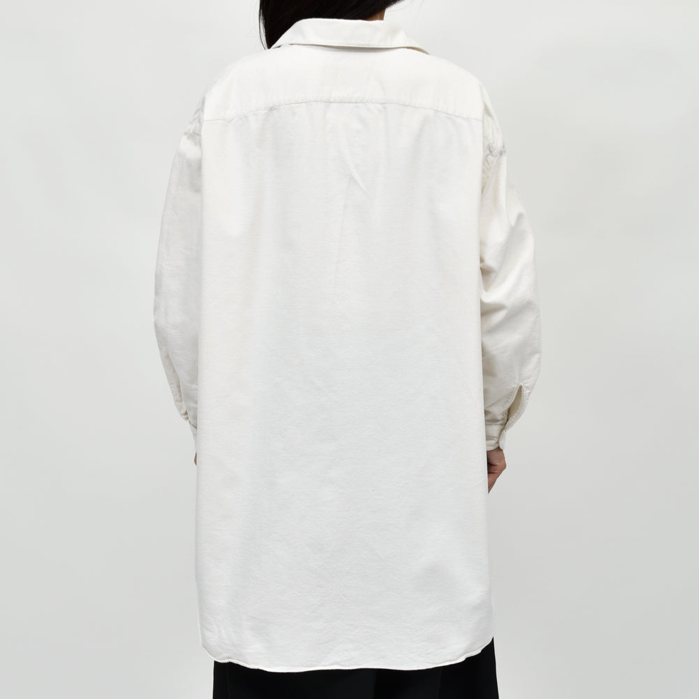 FINAMORE（フィナモレ） C0615 LIVJ ブラッシュドオックスシャツ