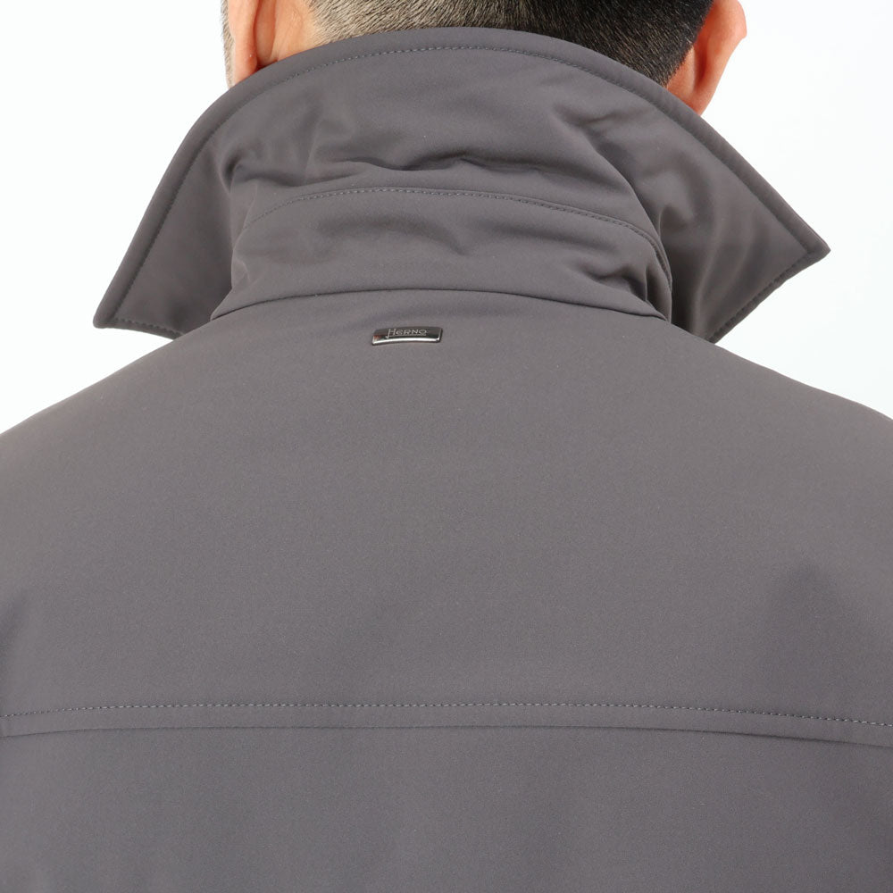 ヘルノ / エコファーライニング シャツ型ブルゾン(中綿入り)/GI000562U 12343Z