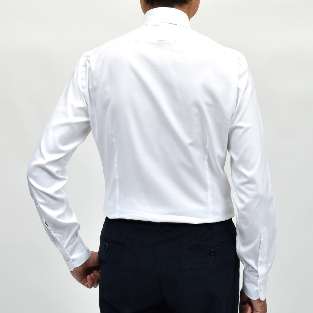 BARBA（バルバ） コットンピンオックスシャツ / ワイド (406) 11152202052