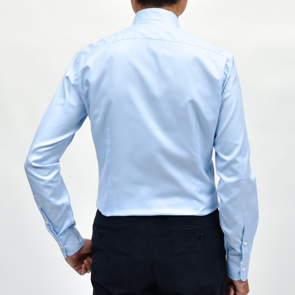 BARBA（バルバ） コットンピンオックスシャツ / ワイド (406) 11152202052