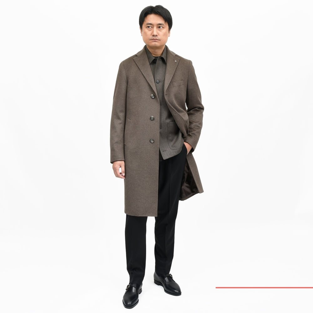 TAGLIATORE（タリアトーレ） カシミアフランネルチェスターフィールドコート C-GUJI13X/220012 14152008054
