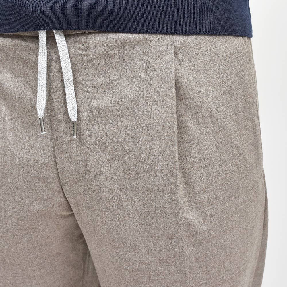 PT TORINO（ピーティー トリノ） ヴァージンウール ストレッチ サキソニー 1プリーツシャーリングパンツ SOFT FIT/MA36