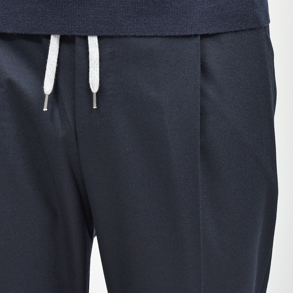 PT TORINO（ピーティー トリノ） ヴァージンウール ストレッチ サキソニー 1プリーツシャーリングパンツ SOFT FIT/MA36