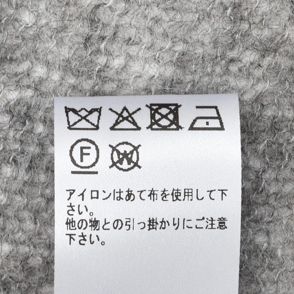 SCAGLIONE（スカリオーネ） DRW022 アルパカラウンドネックニット