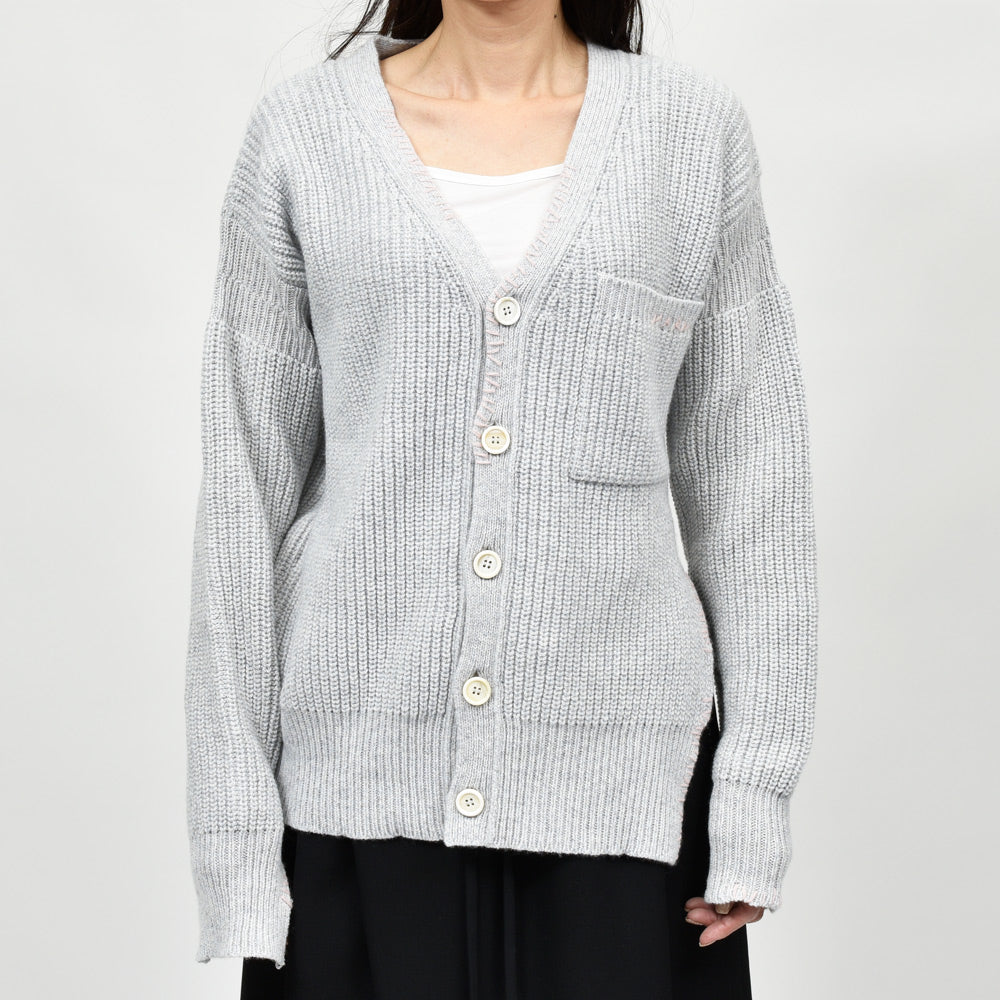 MARNI（マルニ） CDMD0295Q2 ステッチVネックカーディガン