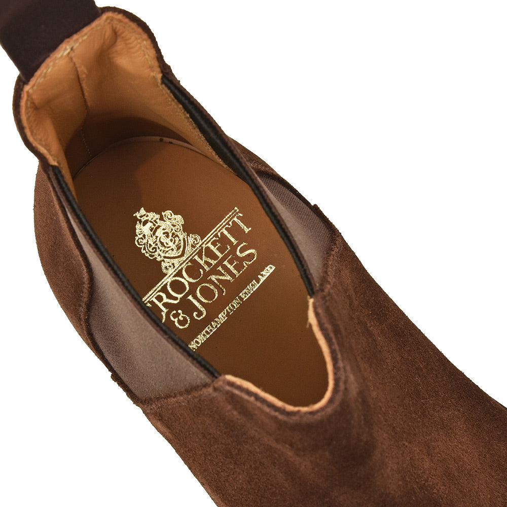 Crockett＆Jones（クロケットアンドジョーンズ） CHELSEA8 カーフスエード サイドゴアブーツ
