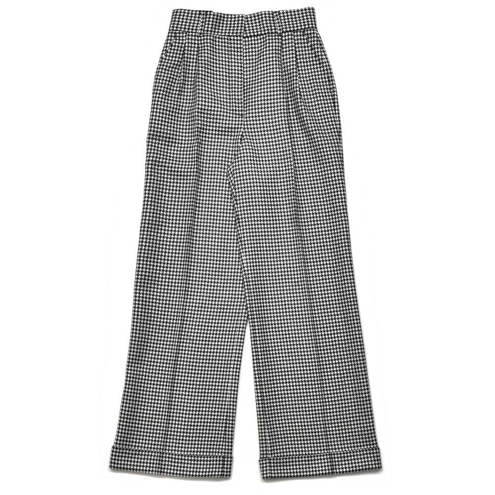 BERNARD ZINS（ベルナール ザンス） BANYAN J ハウンドトゥースワイドパンツ