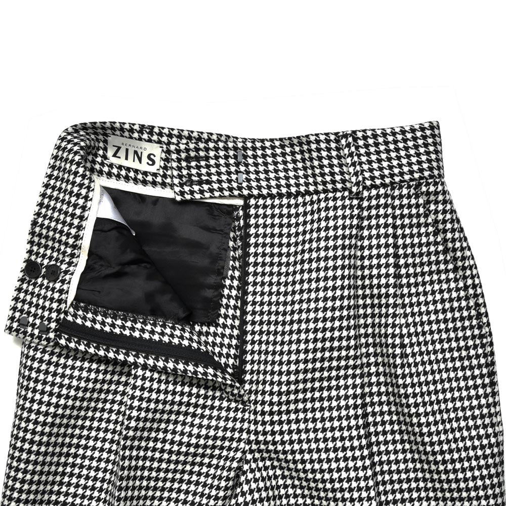 BERNARD ZINS（ベルナール ザンス） BANYAN J ハウンドトゥースワイドパンツ
