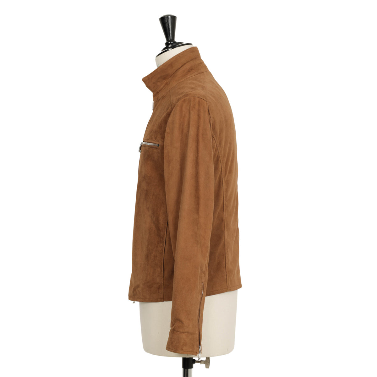 【菅原靴店別注仕様】エンメティ / LIONEL SPECIAL LAMB SUEDE  スペシャルレザー / ラムスエード / シングルライダース / LIGHT CASTAGNA ブラウン