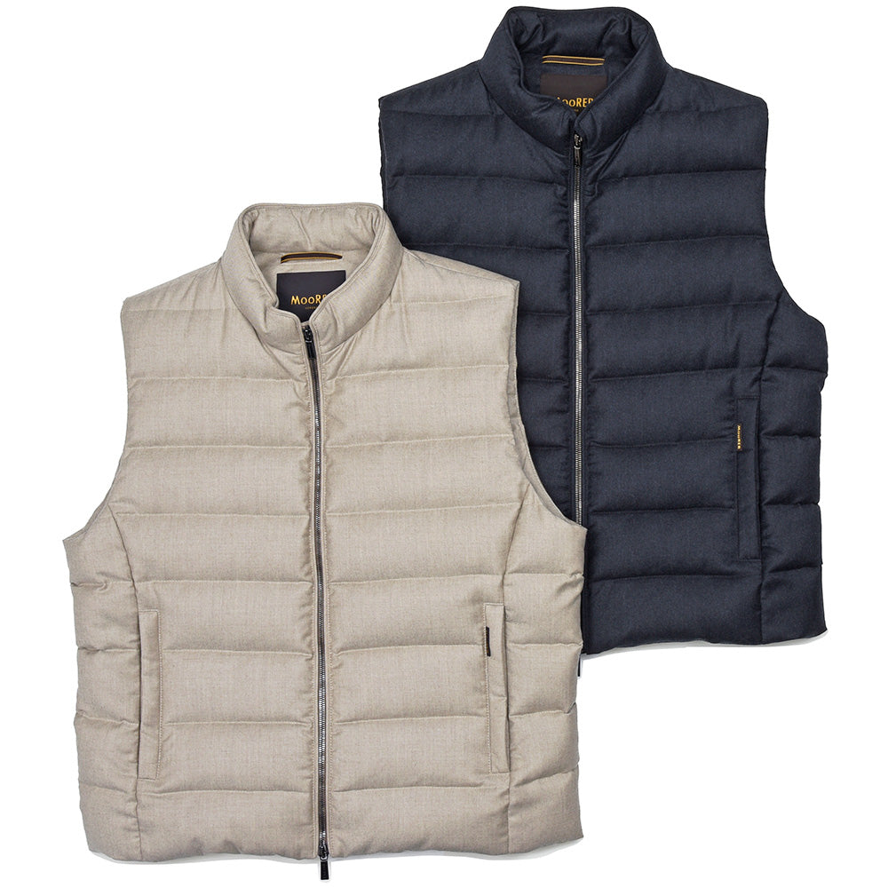 MooRER（ムーレー） OLIVER-L ウールカシミヤ LoroPiana ダウンベスト