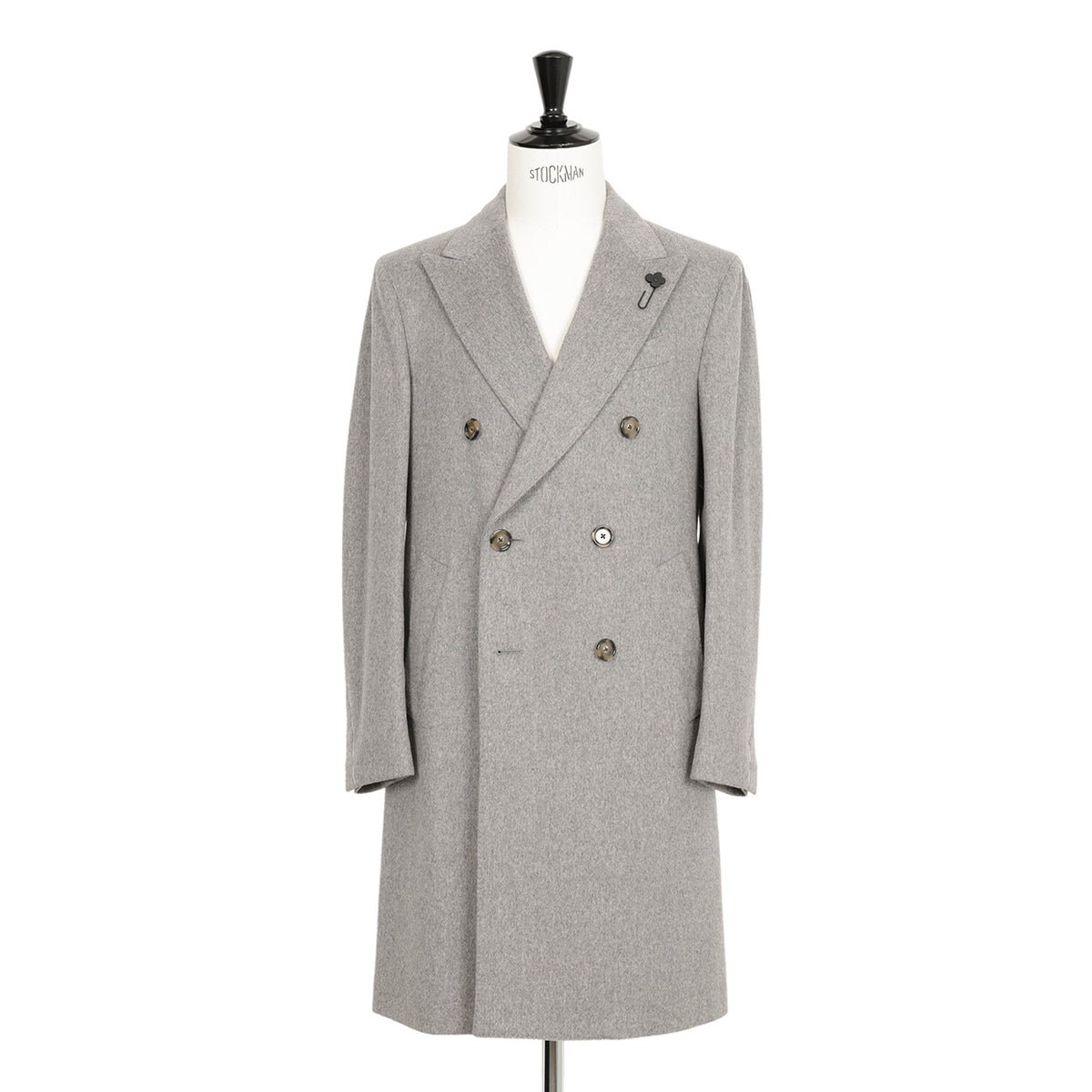 ラルディーニ / 6B ダブル チェスターコート / Loro Piana Rain System / 5216723218Q5602 / 0900 グレー