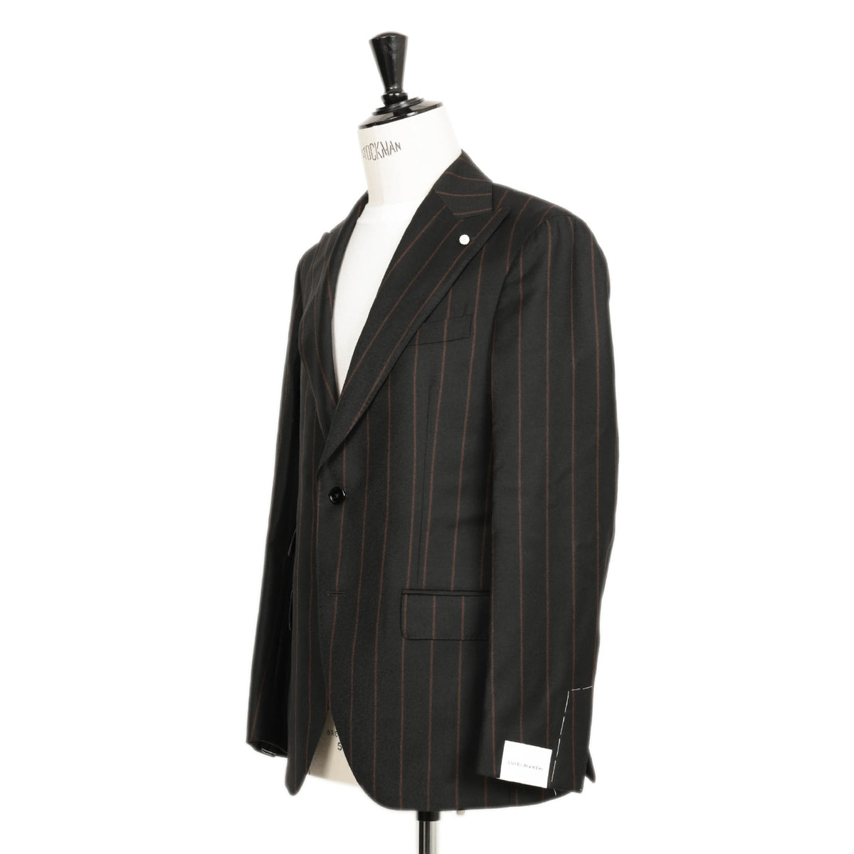 ルイジビアンキ / 2B シングル スーツ / SARTORIA / 53534 / ブラック×ブラウン