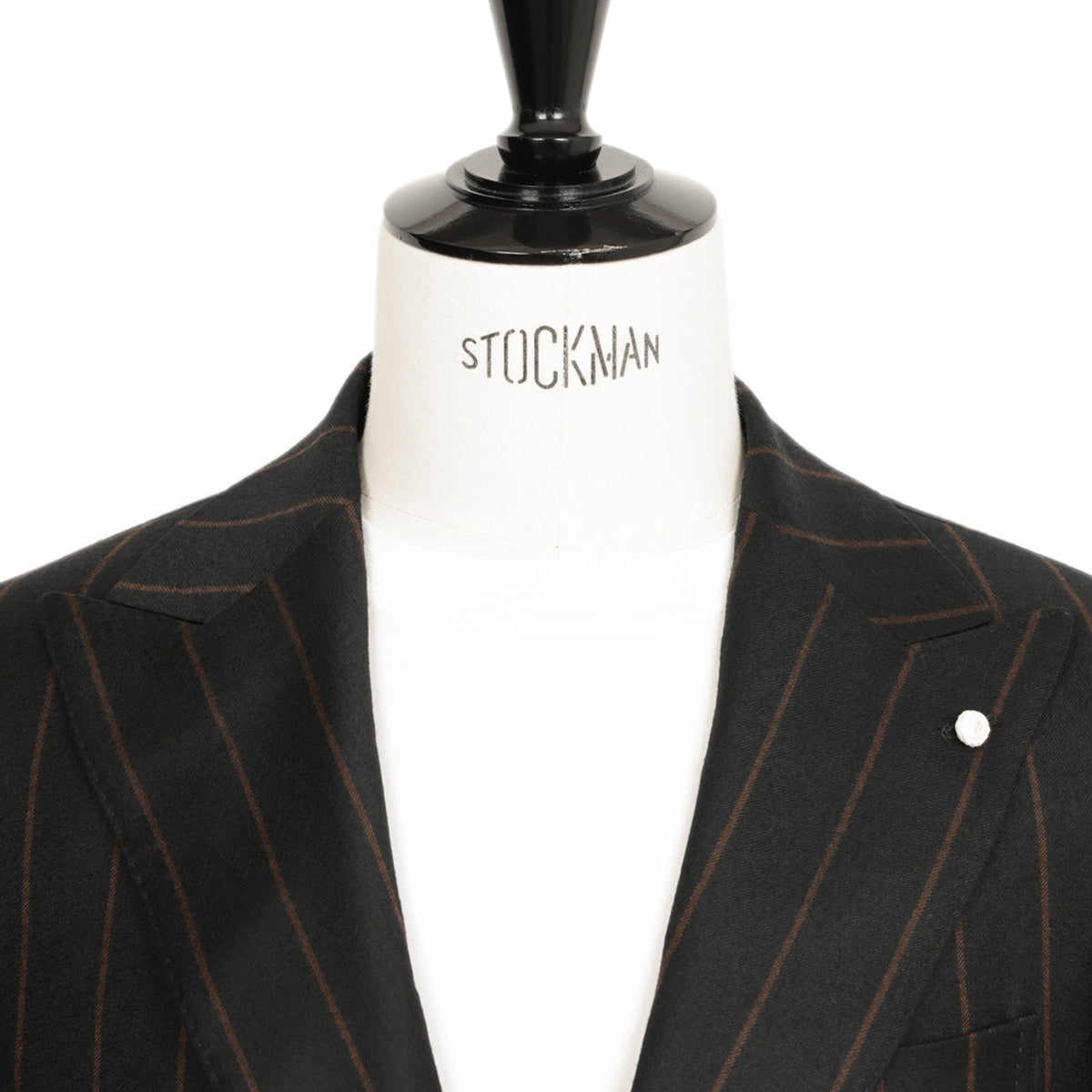 ルイジビアンキ / 2B シングル スーツ / SARTORIA / 53534 / ブラック×ブラウン