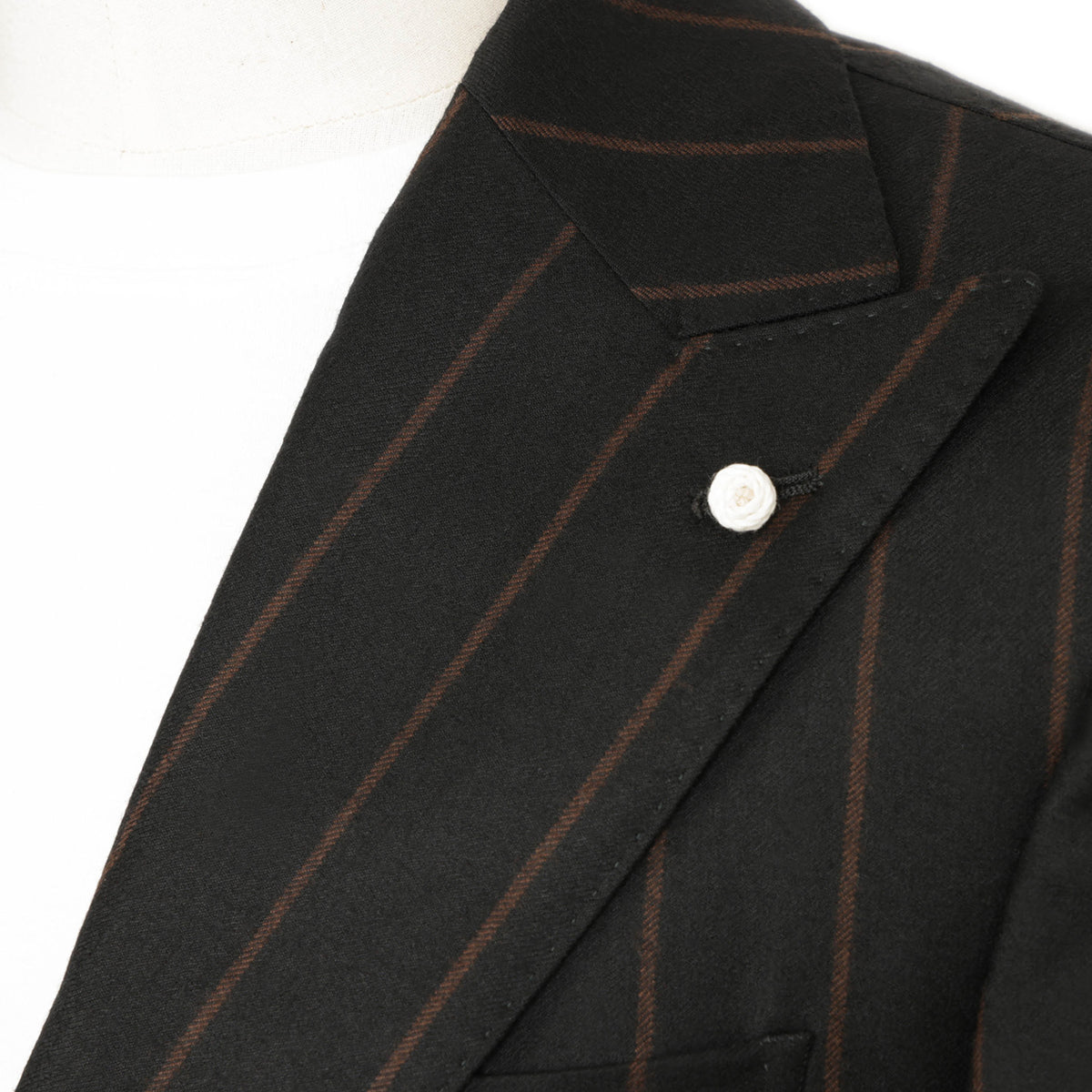 ルイジビアンキ / 2B シングル スーツ / SARTORIA / 53534 / ブラック×ブラウン