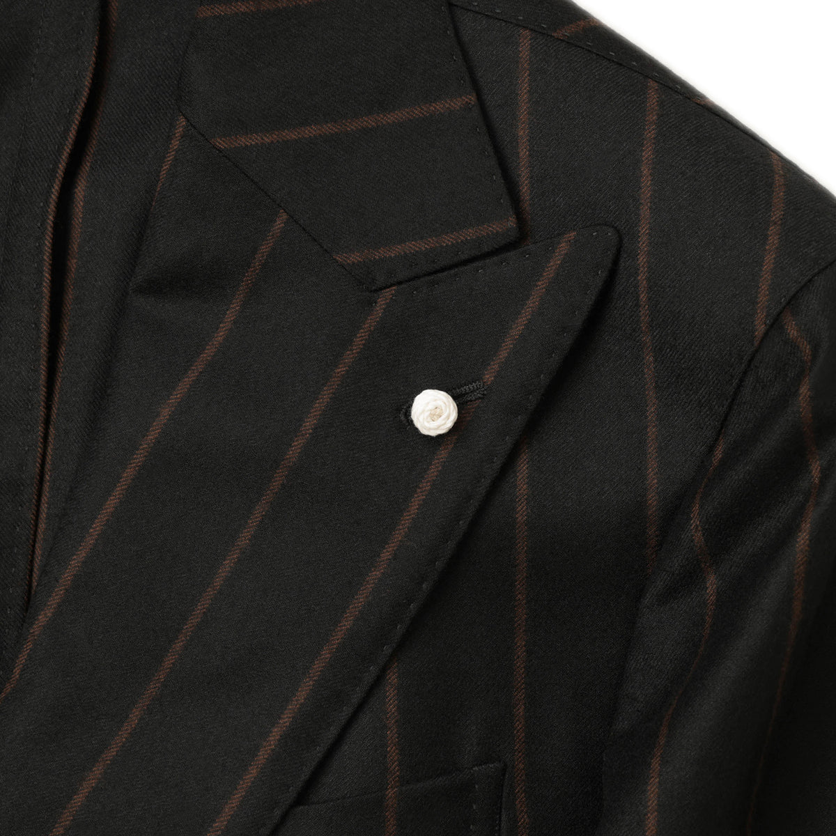 ルイジビアンキ / 2B シングル スーツ / SARTORIA / 53534 / ブラック×ブラウン