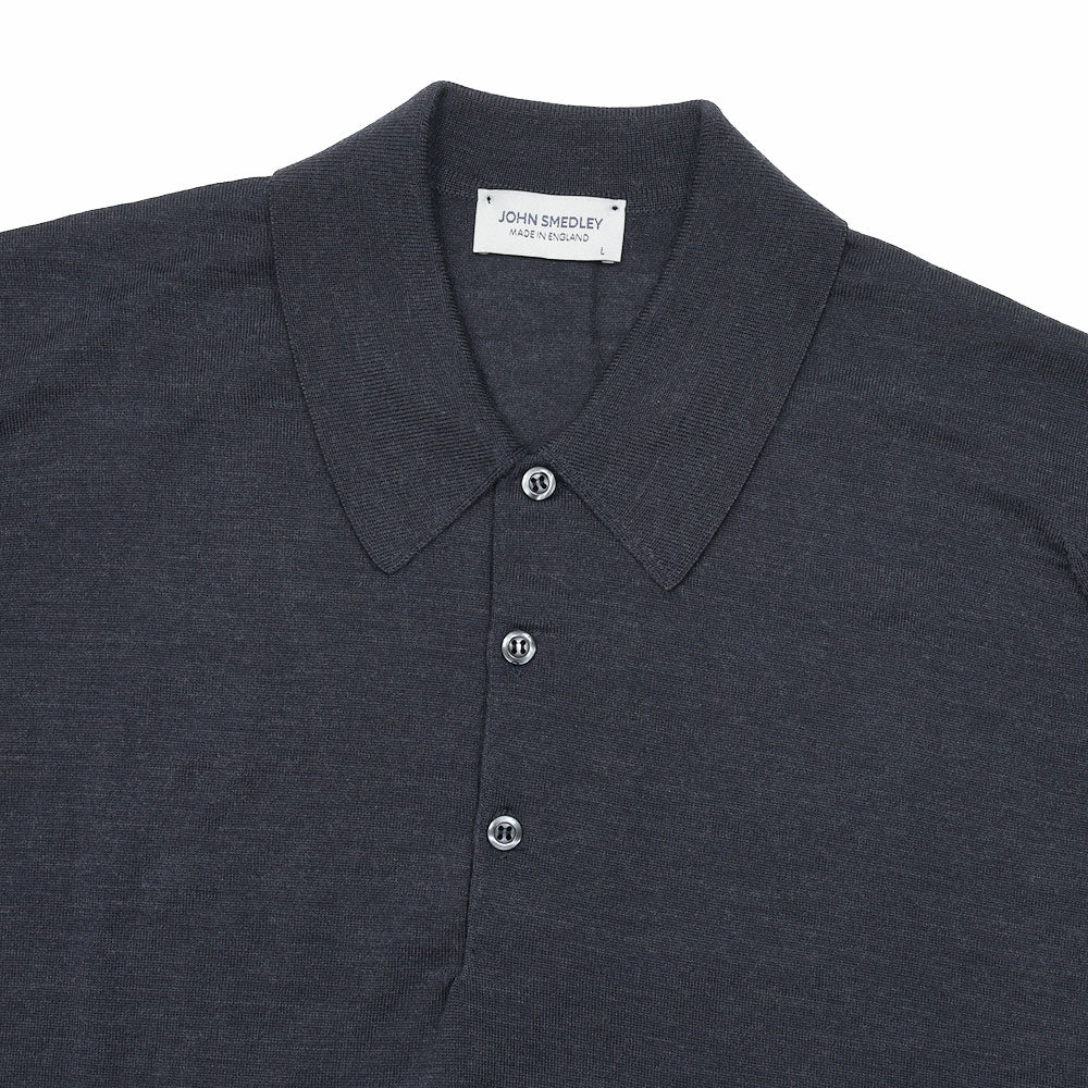 JOHN SMEDLEY（ジョンスメドレー） DORSET エクストラファインメリノウール 30ゲージ ニットポロ EASY FIT