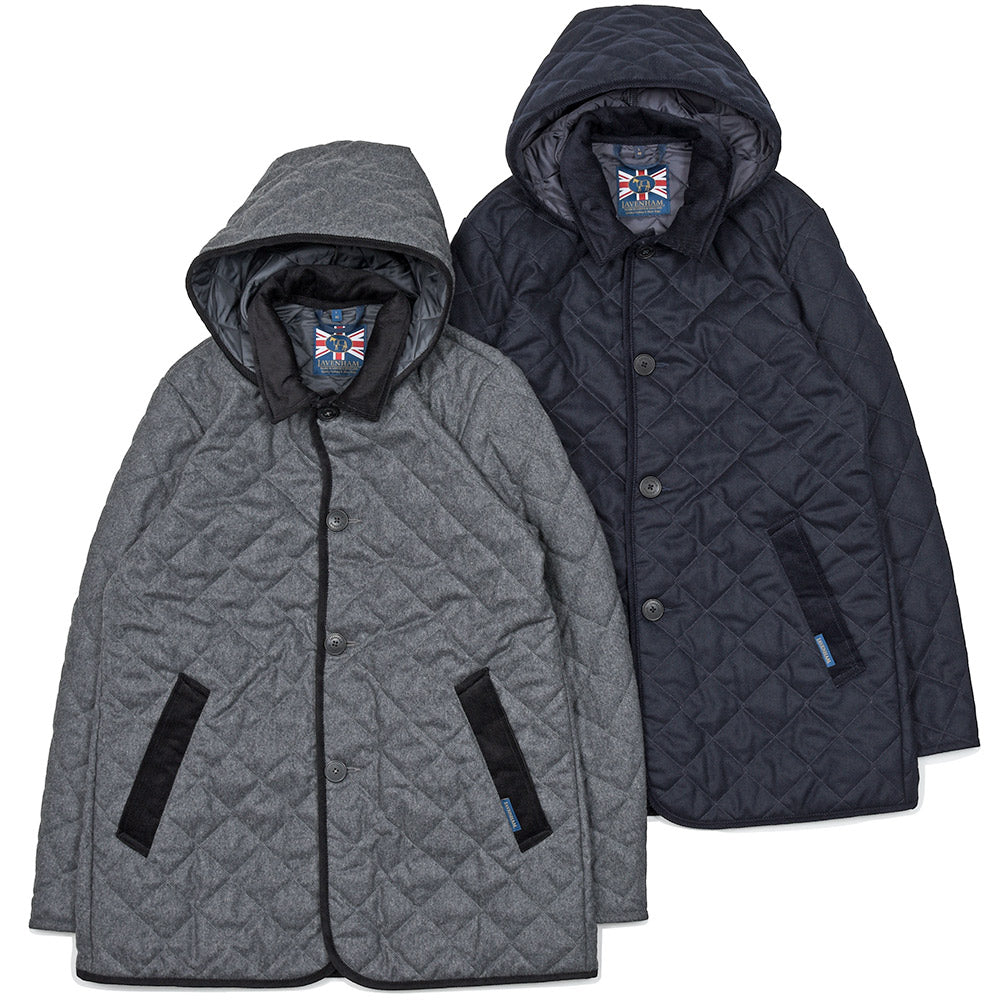 LAVENHAM（ラベンハム） DENSTON ウール キルティングジャケット