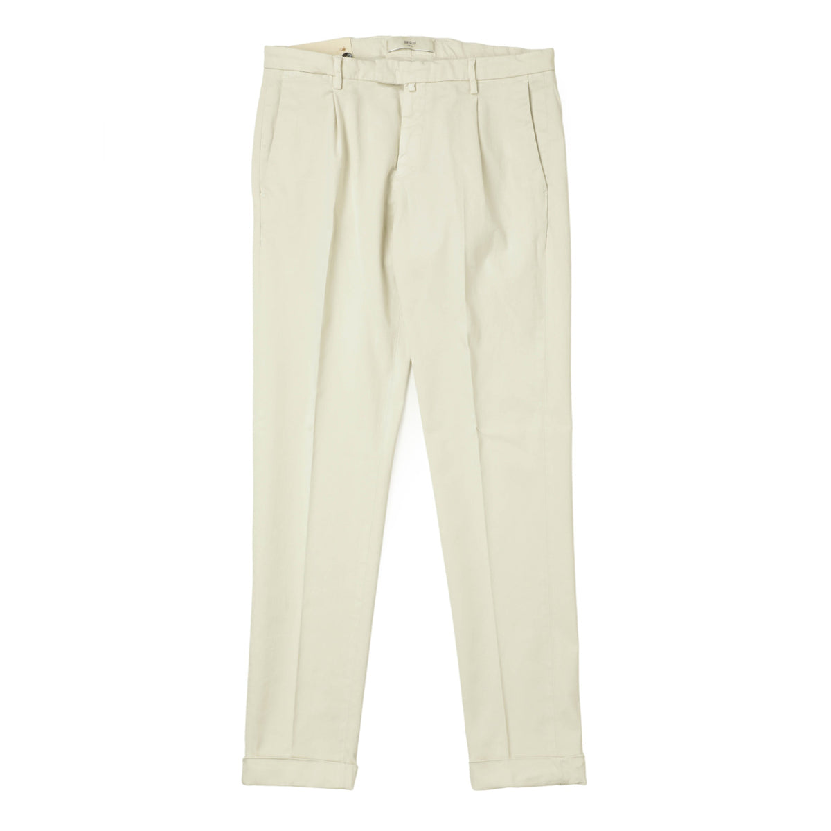ブリリア 1949 / スラックスパンツ / ワンプリーツ コットン ストレッチ / SLIM FIT / 5207-07008 / アイボリー