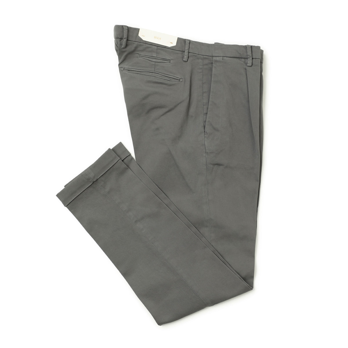 ブリリア 1949 / スラックスパンツ / ワンプリーツ コットン ストレッチ / SLIM FIT / 5207-07008 / グレー