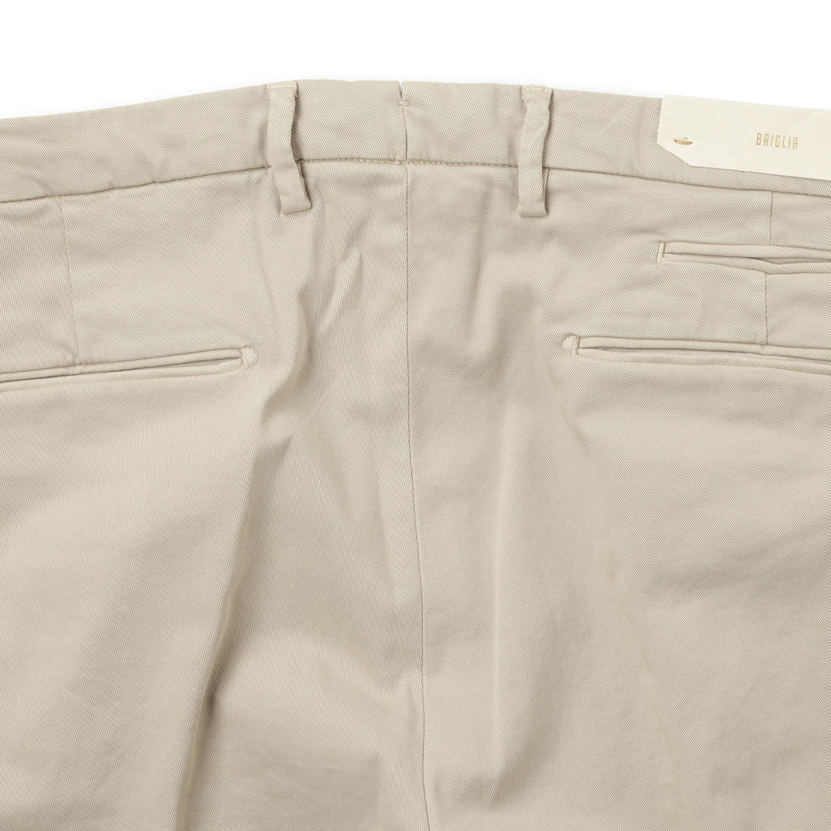 ブリリア 1949 / スラックスパンツ / ワンプリーツ コットン ストレッチ / SLIM FIT / 5207-07008 / ベージュ