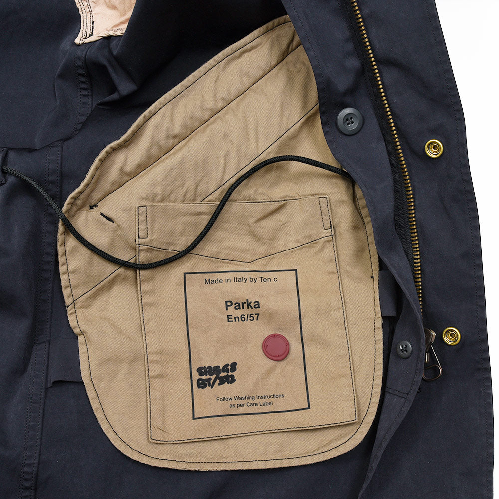 Ten c（テンシー） PARKA ポリエステル ナイロン モッズコート