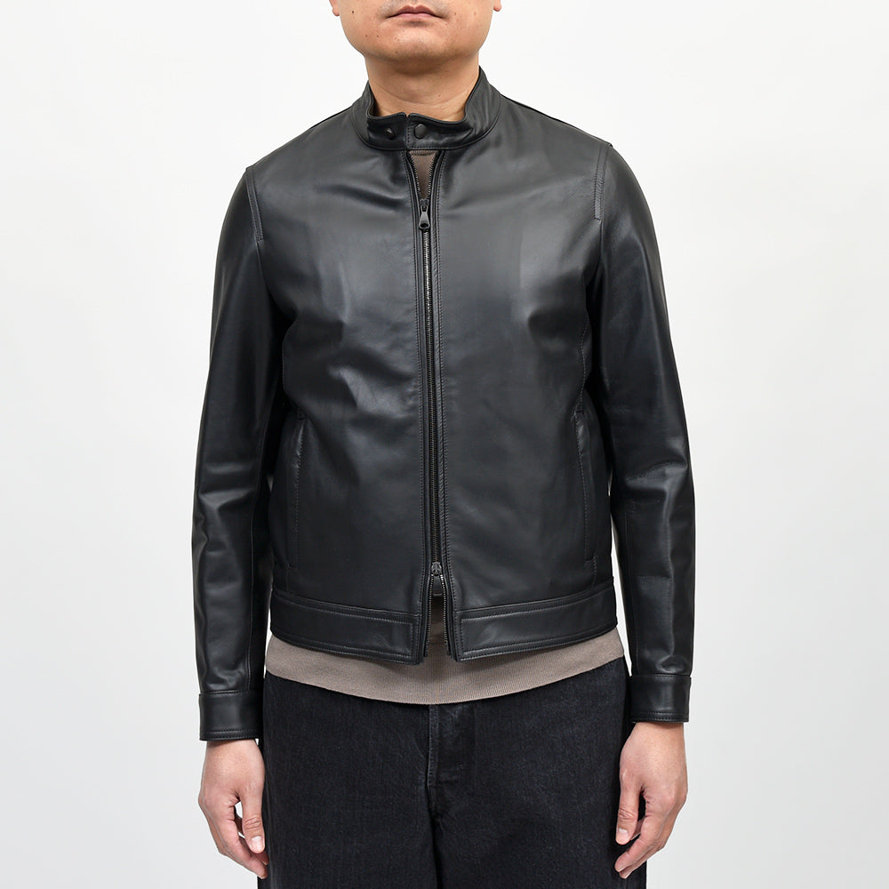 EMMETI（エンメティ） JURI SPレザー ラムナッパレザー ライダースジャケット