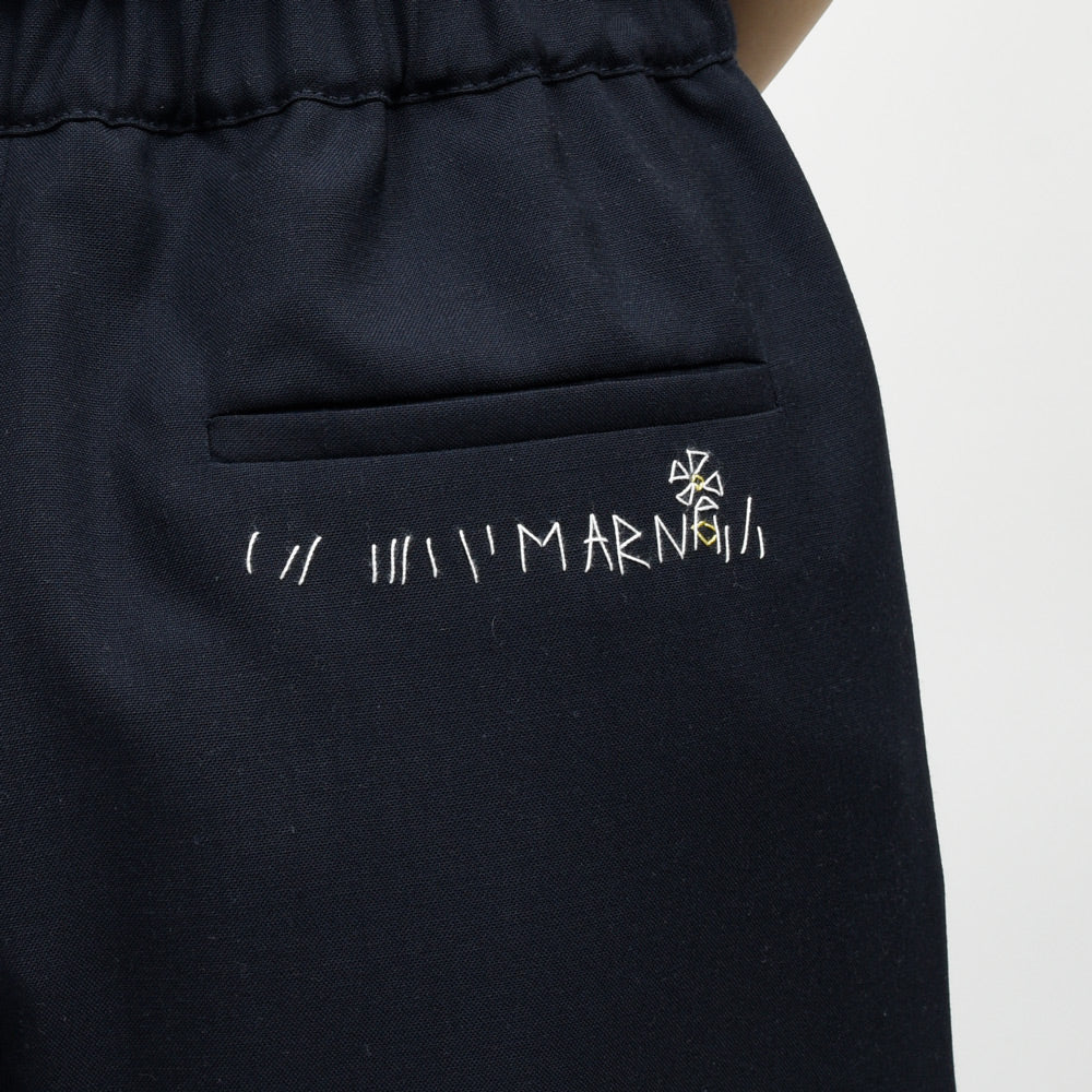 MARNI（マルニ）PAMA0482S3 UTW839 トロピカルウールロゴステッチパンツ