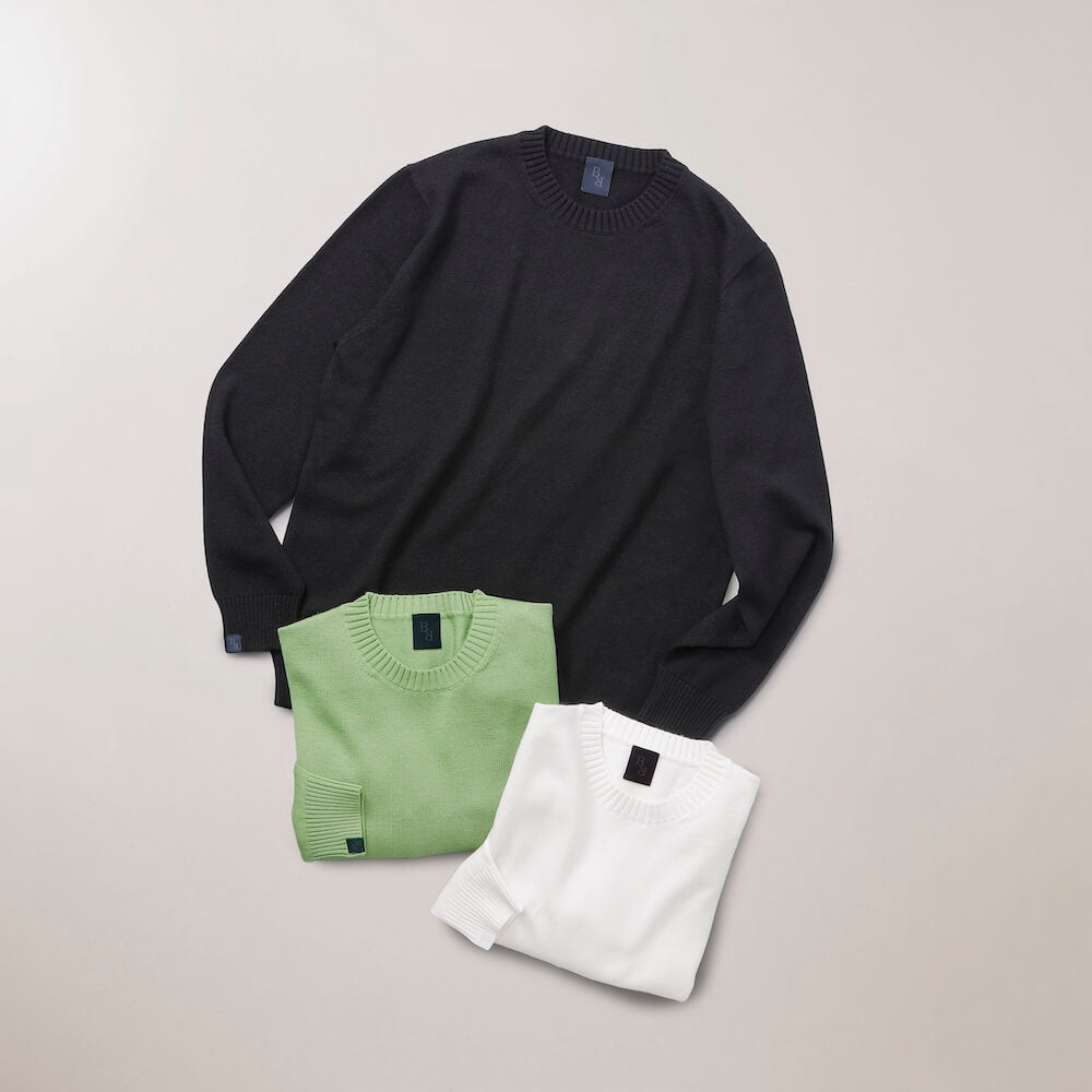 ビーアール バイ ビー・アール・ショップ / コットンカシミア CREW NECK KNIT / BR_04