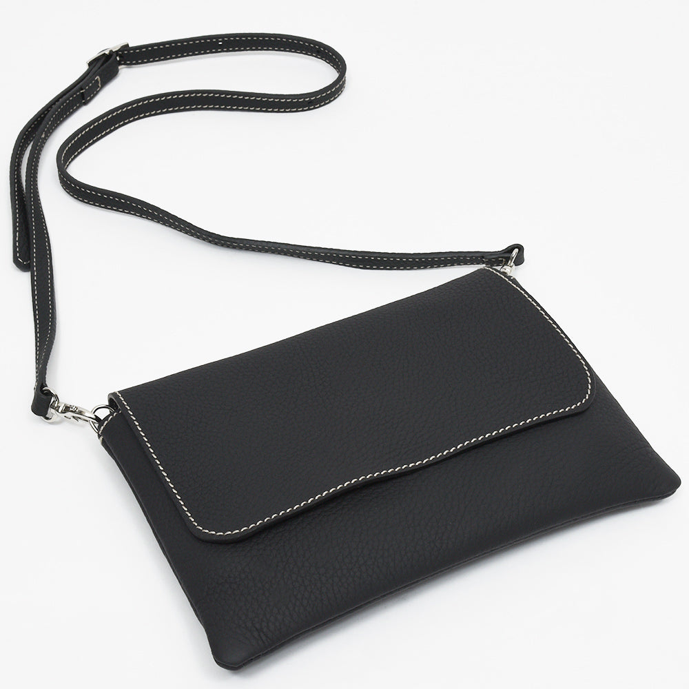 Charles et Charlus（シャルル エ シャルリュス） Colette S グレインレザー ショルダーバッグ
