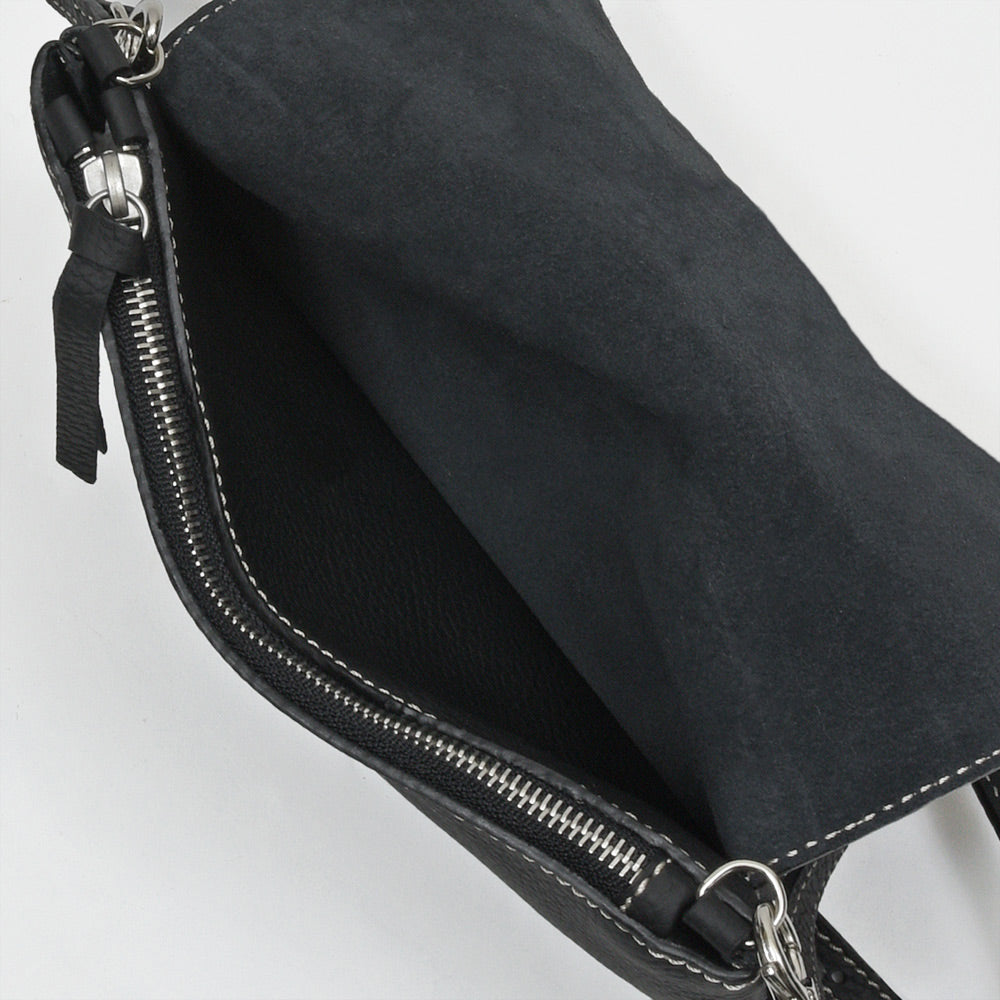 Charles et Charlus（シャルル エ シャルリュス） Colette S グレインレザー ショルダーバッグ