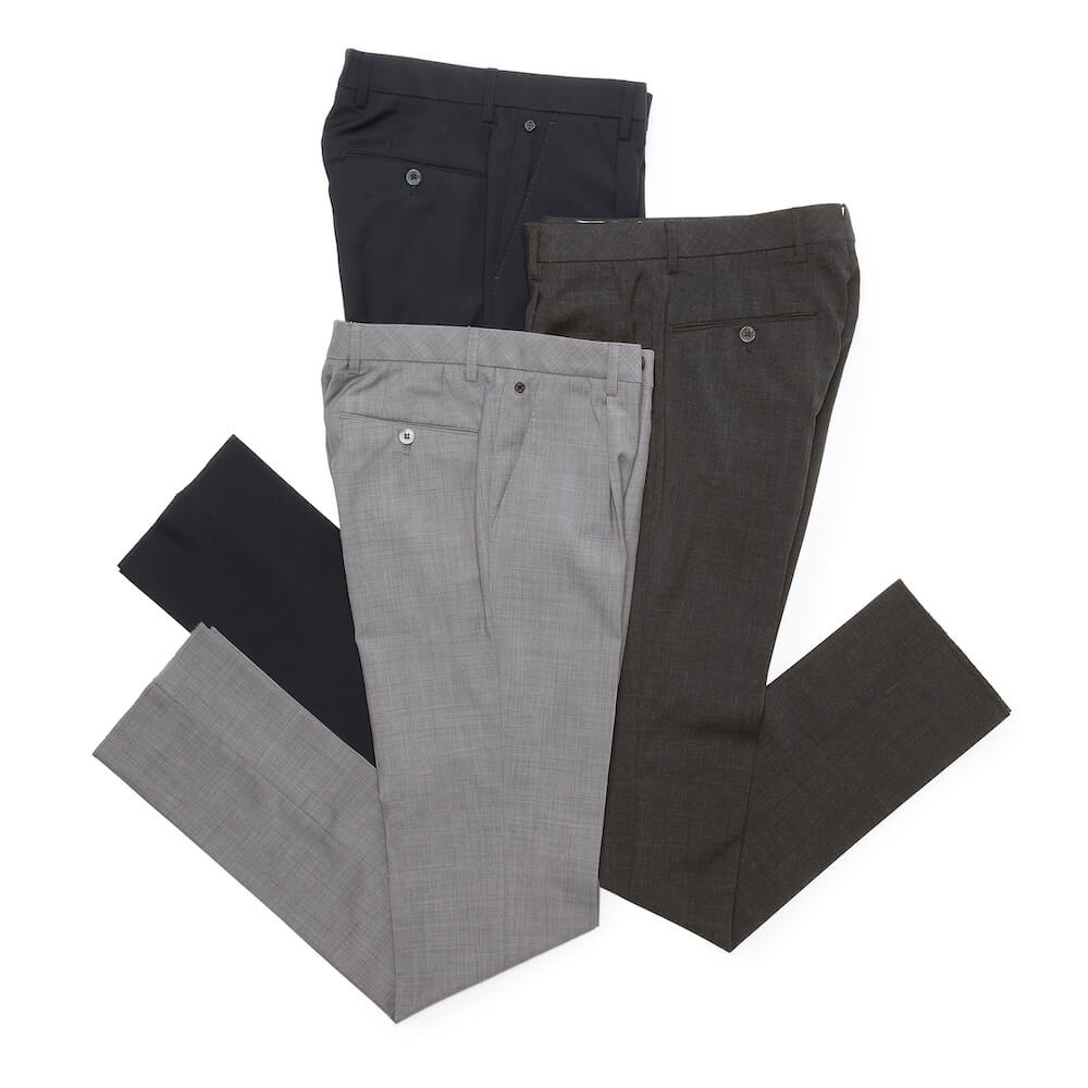 ジーティーアー / ストレッチ ポリウール 1プリーツ パンツ(Waist Comfort Band)/FEDERICO-01 SLIM/Fedelico SL 01 50335