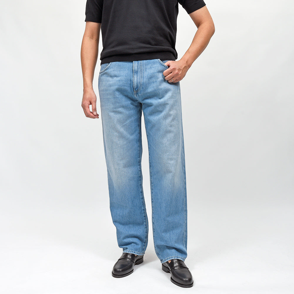 PT TORINO DENIM（ピーティートリノデニム） RAP コットン ウォッシュド デニムワイドパンツ/CA5630