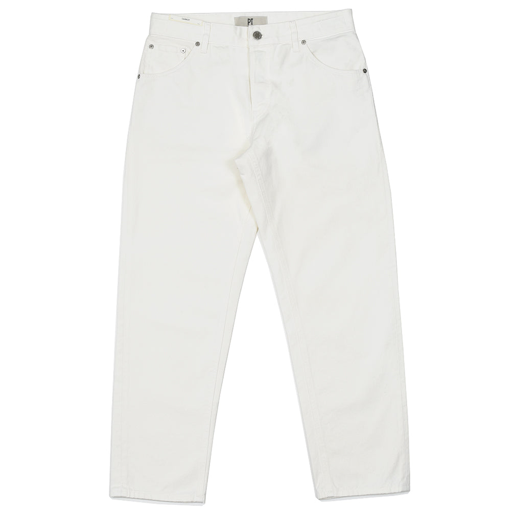 PT TORINO DENIM（ピーティートリノデニム） REBEL コットン カツラギ ホワイトデニムパンツ/TX14T0