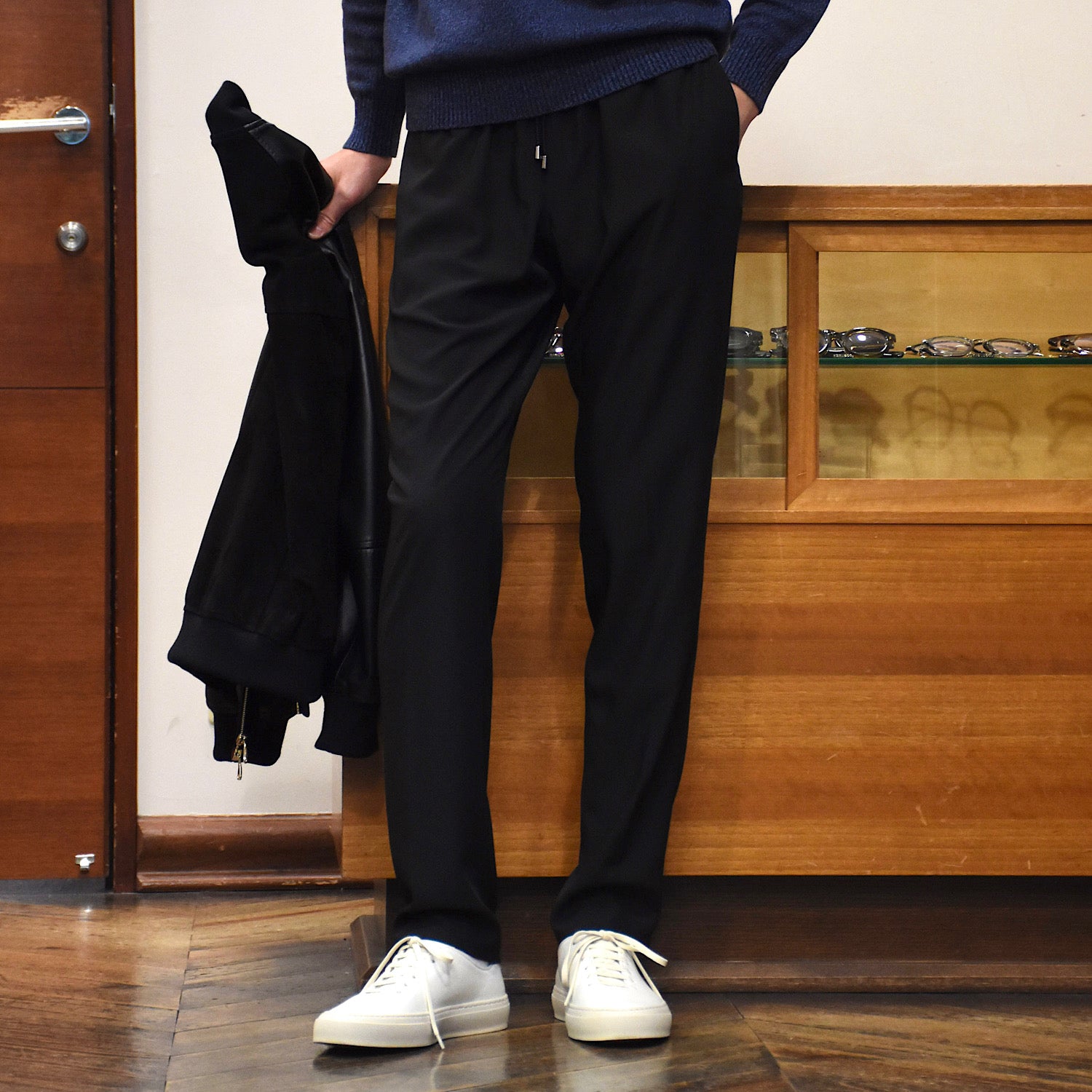 ジャブスアルキヴィオ / 【BR別注】SILKY TWILL ノープリーツ リラックスパンツ/MANFREDO A3737