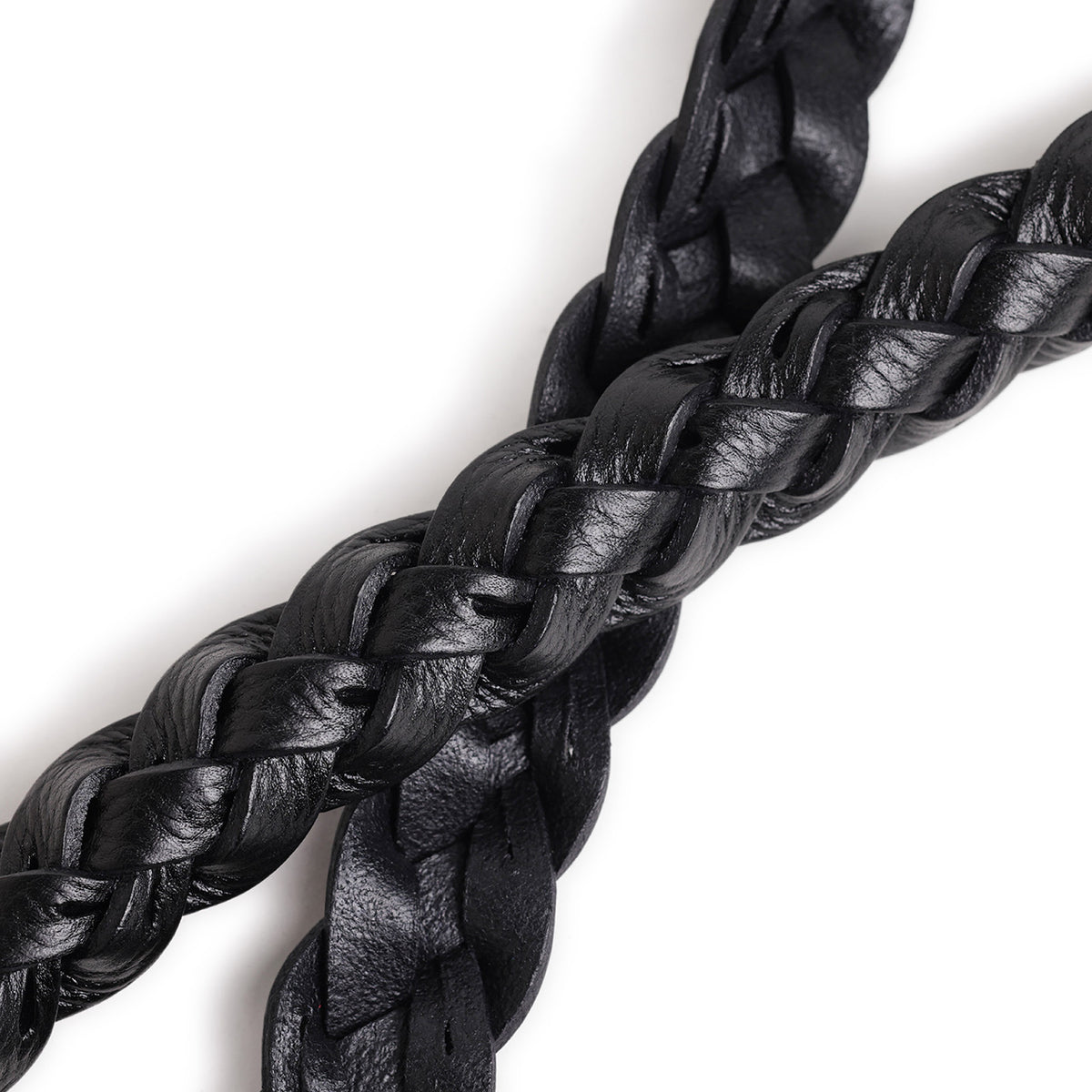 ファットリア デル クオイオ / メッシュ レザー ベルト / 25mm幅 / ASOLINA MESH BELT / ブラック