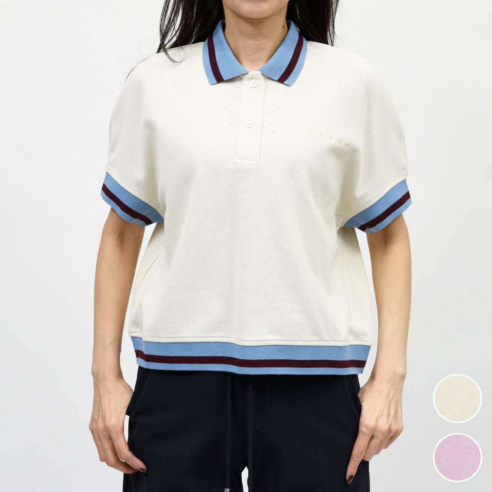 MARNI（マルニ） THJE0389LS UTC599 ラインポロシャツ