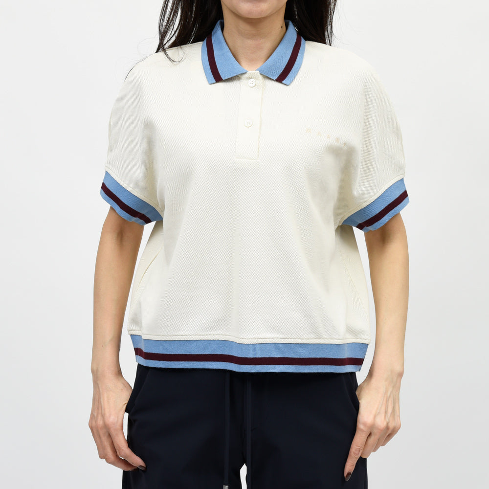 MARNI（マルニ） THJE0389LS UTC599 ラインポロシャツ