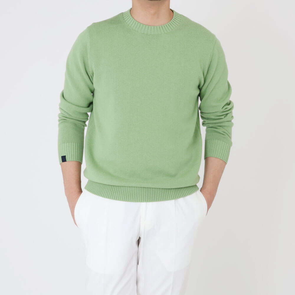 ビーアール バイ ビー・アール・ショップ / コットンカシミア CREW NECK KNIT / BR_04