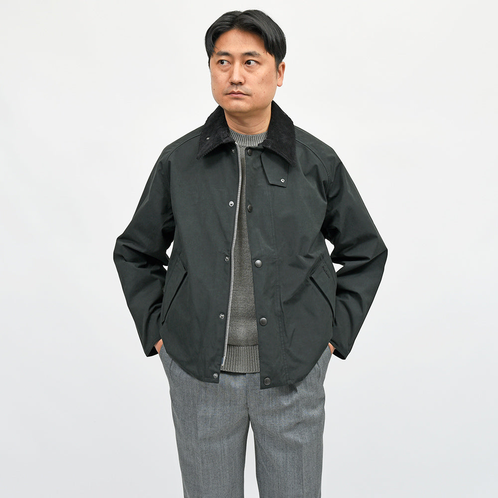 Barbour（バブアー） TRANSPORT ピーチスキンコットン ショートレングスブルゾン